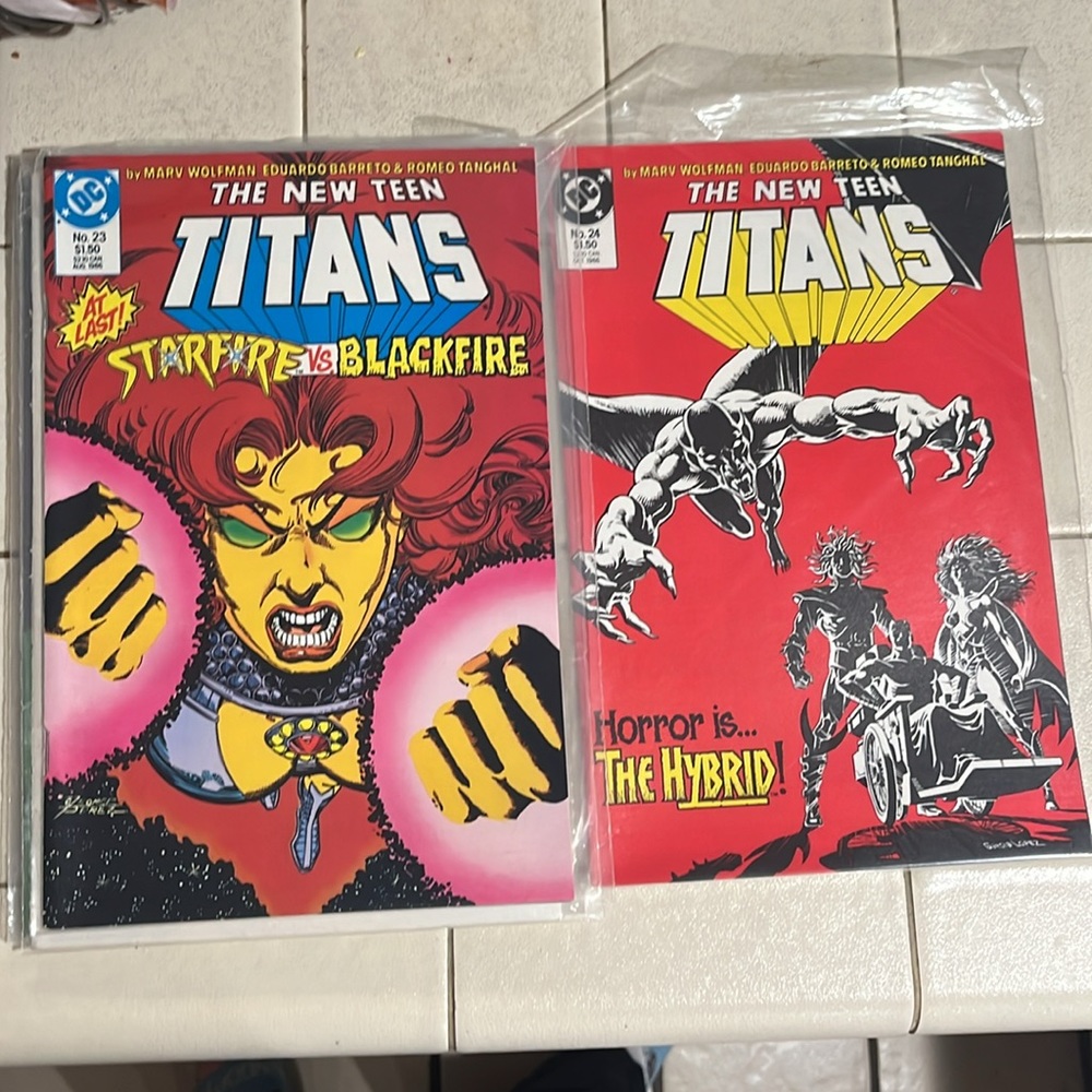 Vintage 1986 The New Teen Titans #20-24